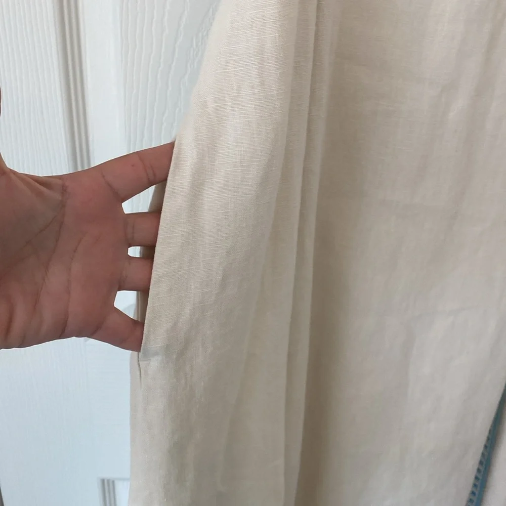 Abercrombie & Fitch Cream Maxi Dress
